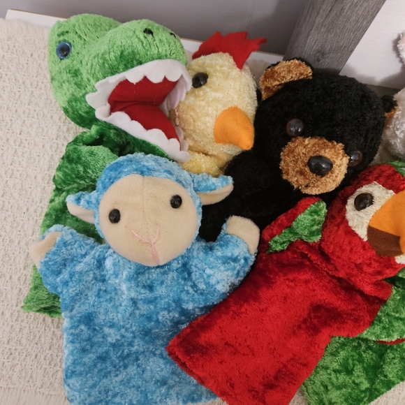 Set of 7 Hand Puppets - Picture 2 of 12